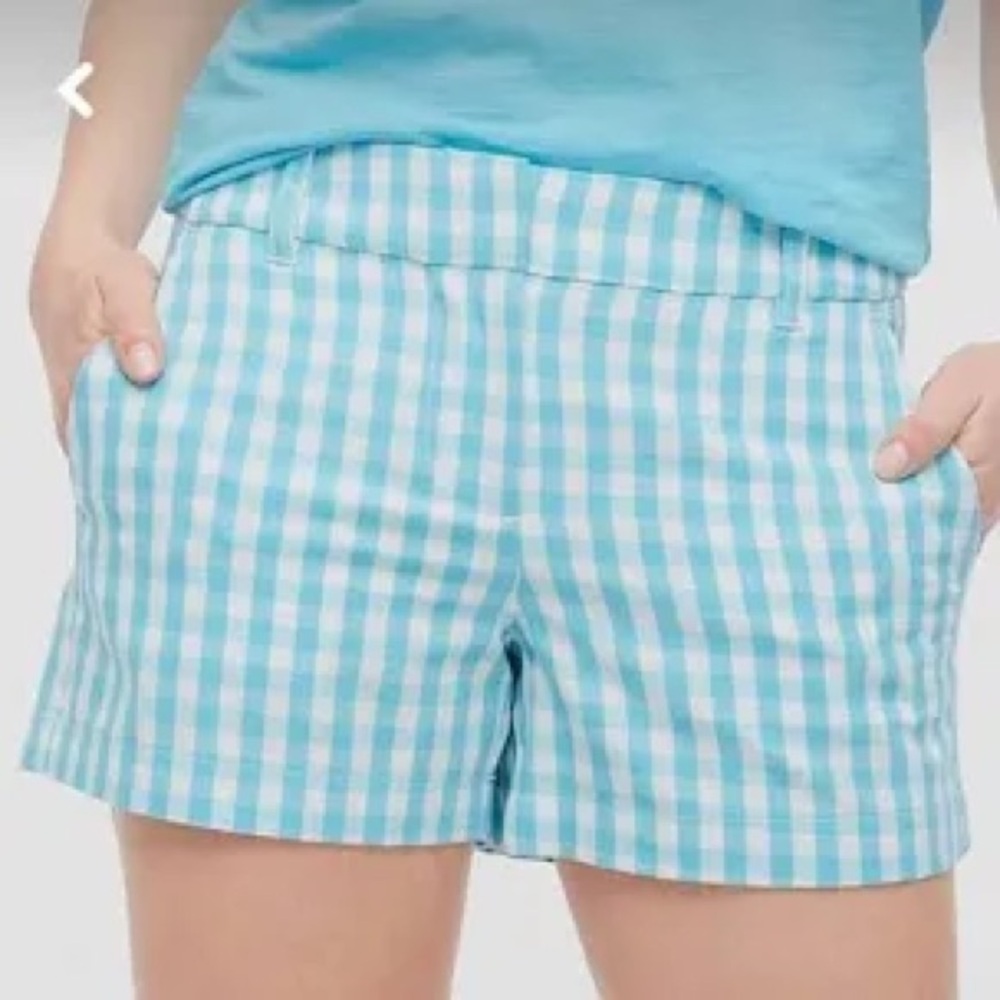 J. Crew 3.5" classic chino short in gingham